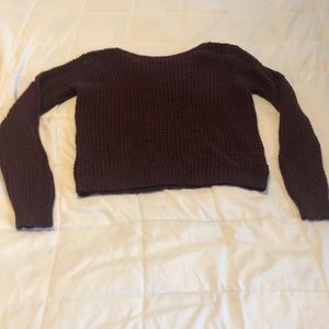 Burgundy streetwear society sweater